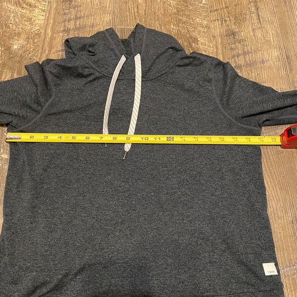 Vuori halo essential hoodie charcoal gray size S - Picture 7 of 10